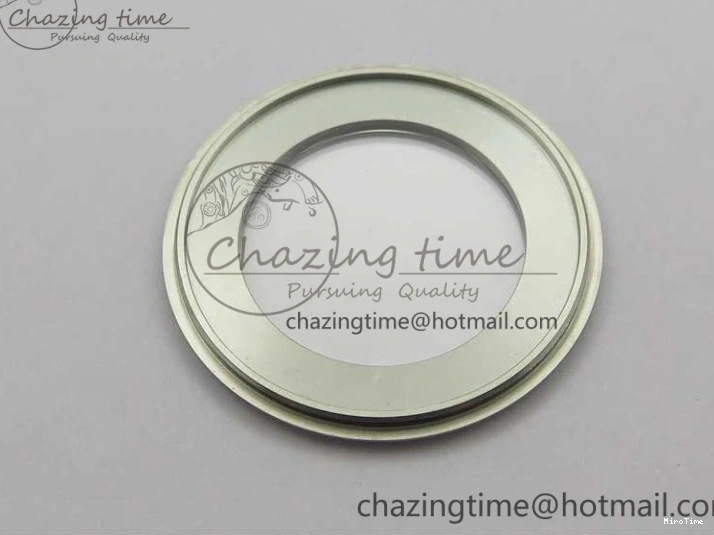 MIROTIME 0418 Practical Calatrava 5524 Pilot Travel Time SS GRF Blue Dial on Black Leather Strap A324 V 7107